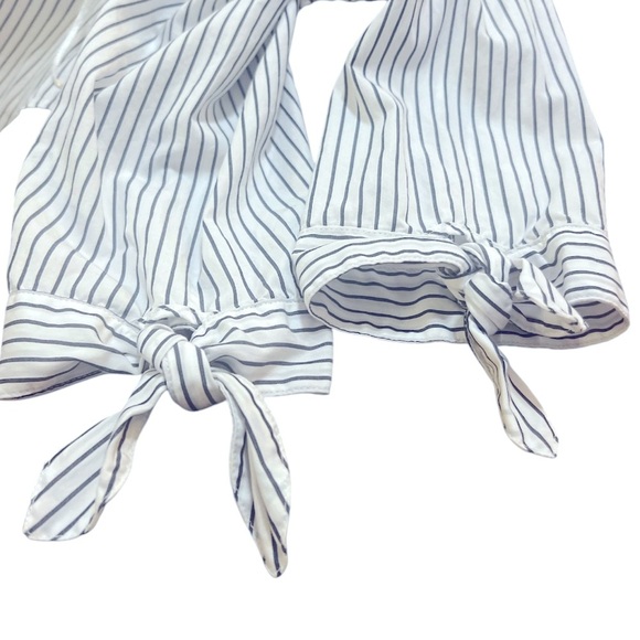 Banana Republic Off-Shoulder Striped Blouse - Picture 7 of 9